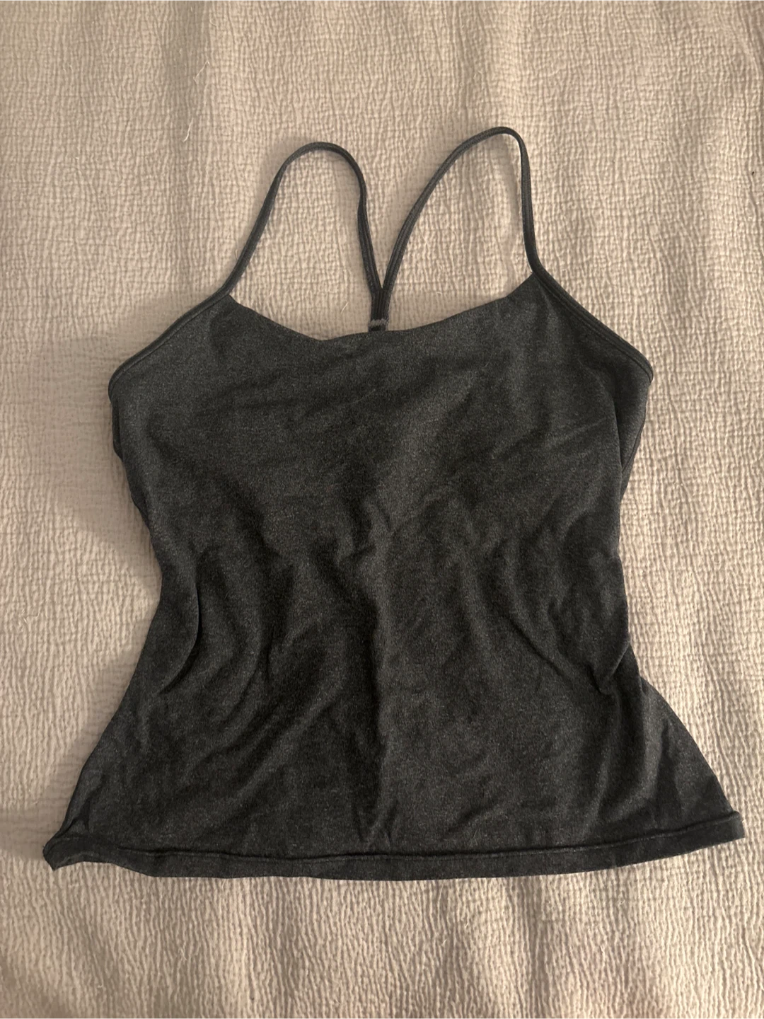 Lululemon Grey Racerback Tank Top