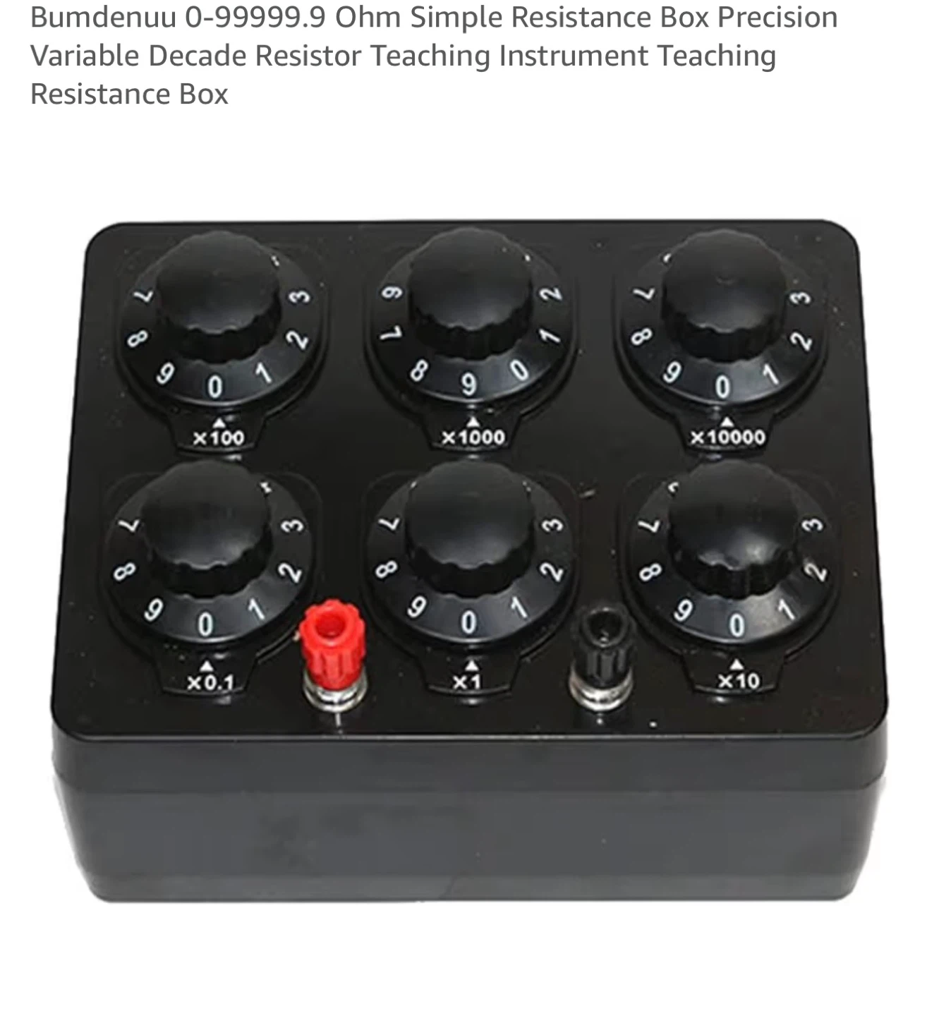 Simple Resistance Box 0-99999.9 Ohm