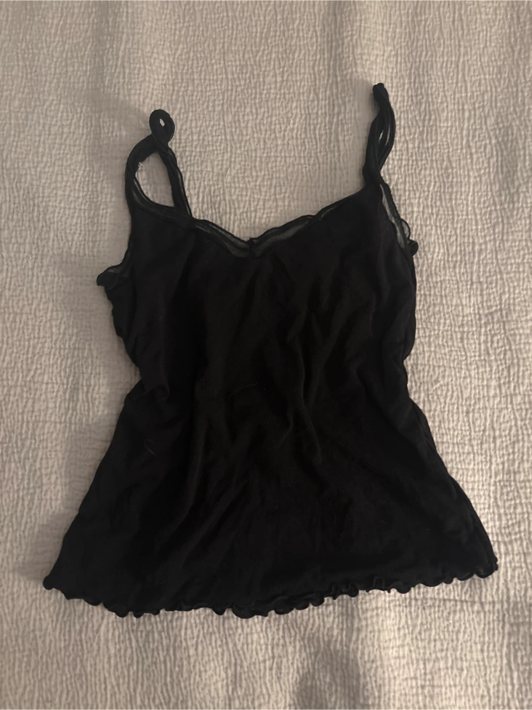 ON Gossamer Black Cami Top - Size Medium