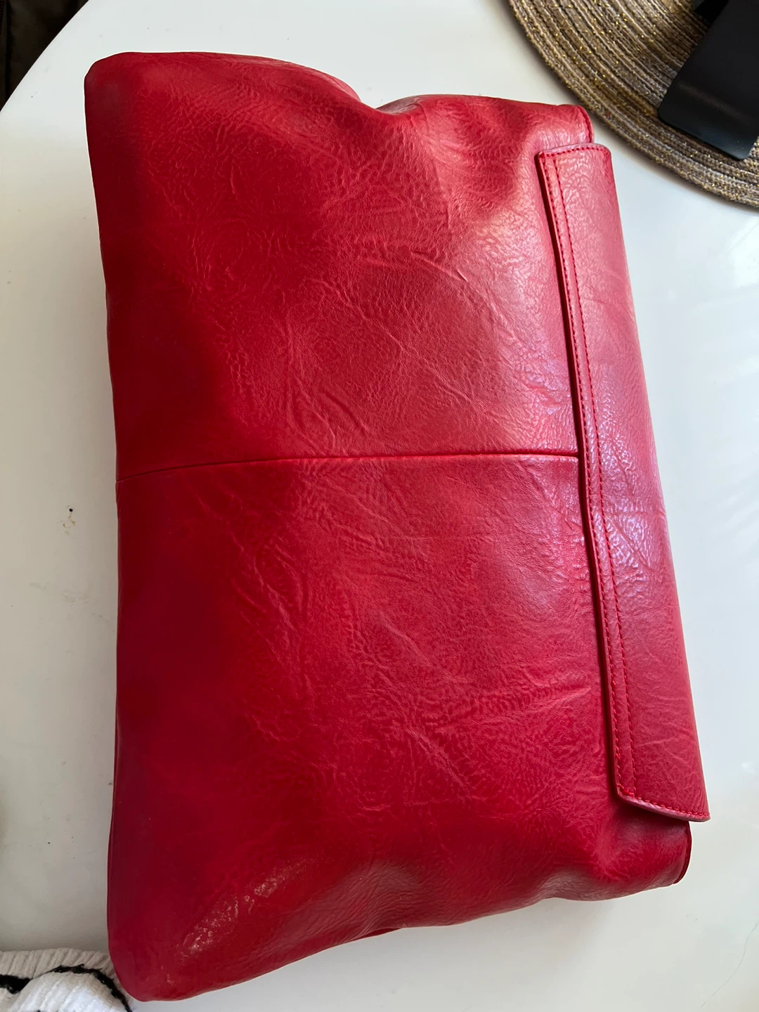 New Red Foldover Clutch Handbag - photo 2