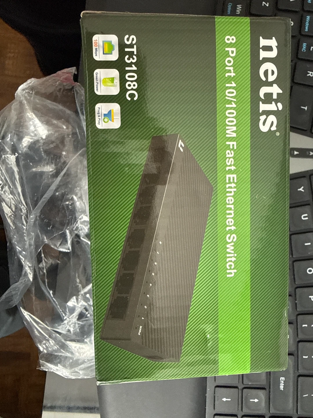 Netis 8 Port 10/100M Fast Ethernet Switch ST3108C - photo 2