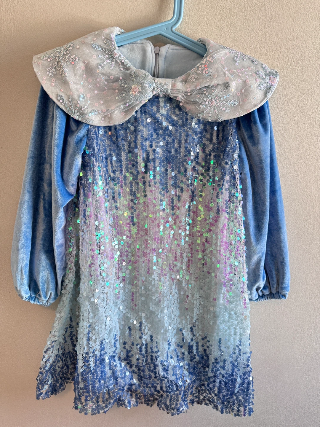 Blue Frozen Dress Toddler size 6-7T