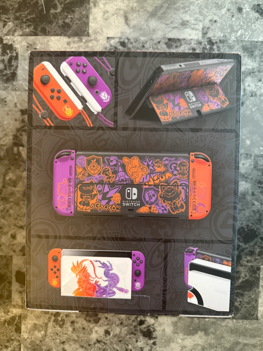 Nintendo Switch OLED Pokemon Scarlet & Violet Edition Console - photo 2