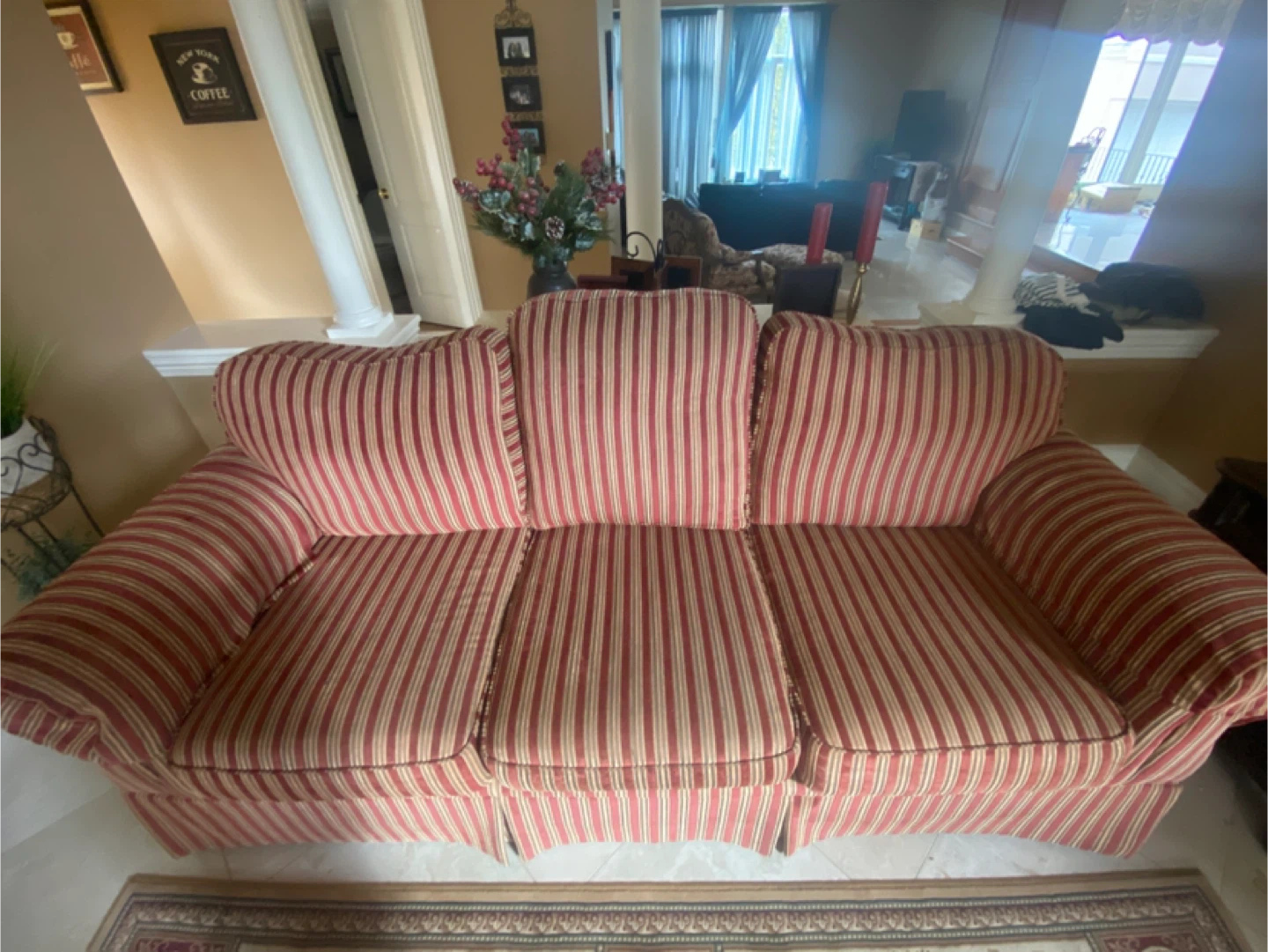 Striped Sofa - photo 2