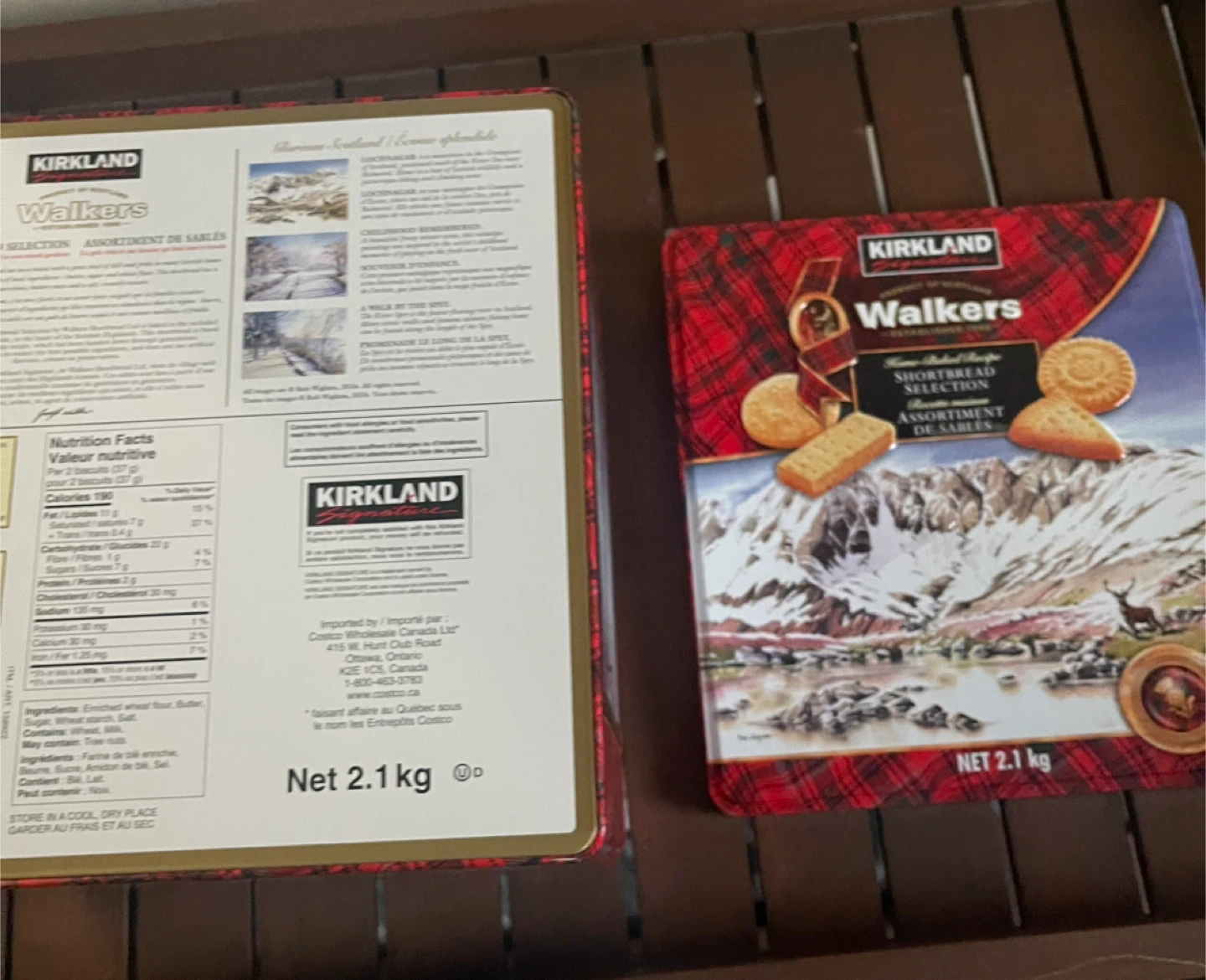 Kirkland Signature Walkers Shortbread Selection only empty Tin - photo 4