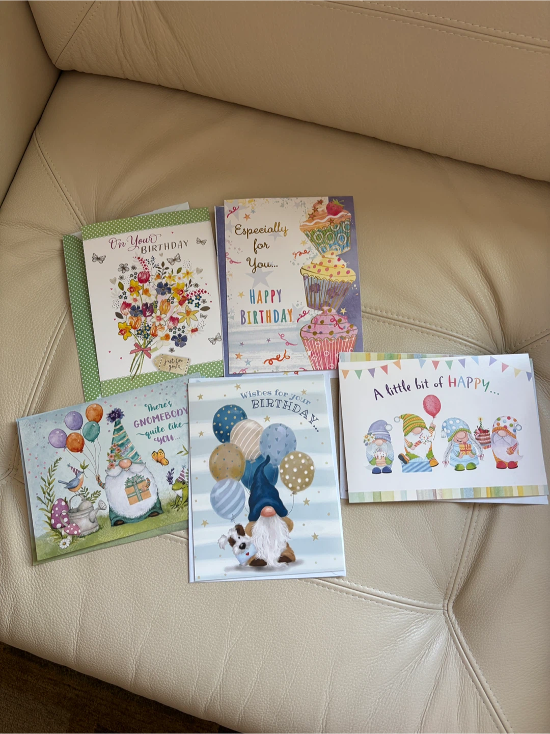 Birthday Cards - Pack of 5