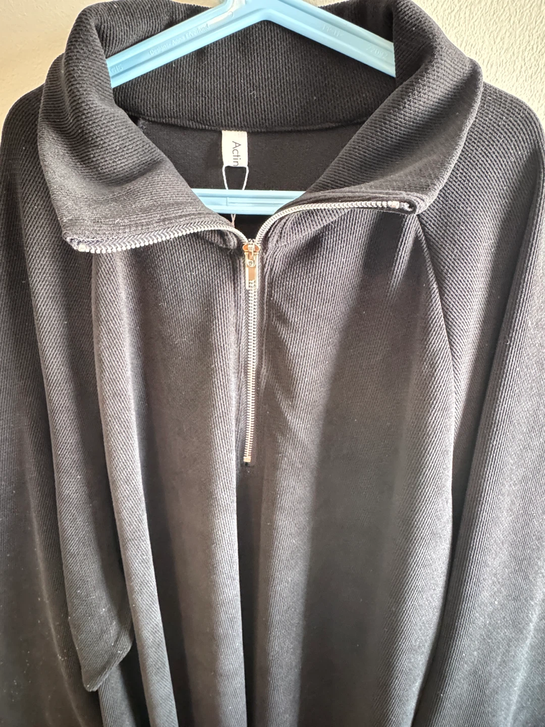 Aclou's Black Quarter Zip Long Sleeve Dress - photo 2