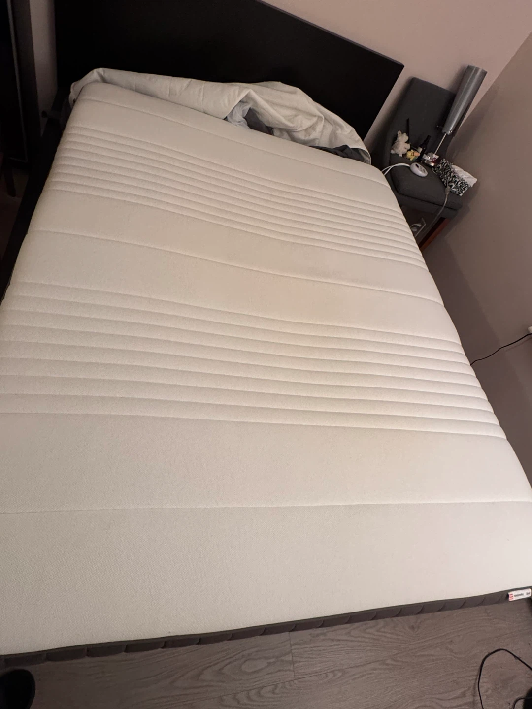 IKEA MALM Queen Storage Bed Frame with Haugsvar Mattress - photo 2