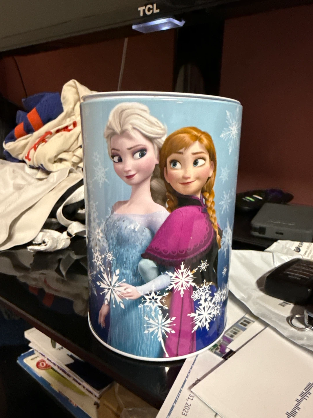 Disney Frozen Anna & Elsa Tin Money Box