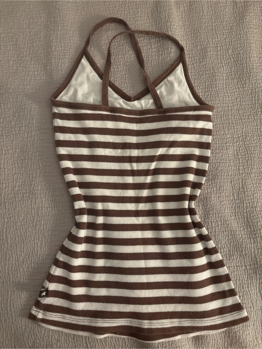 Garage Striped Halter Tank Top - photo 2