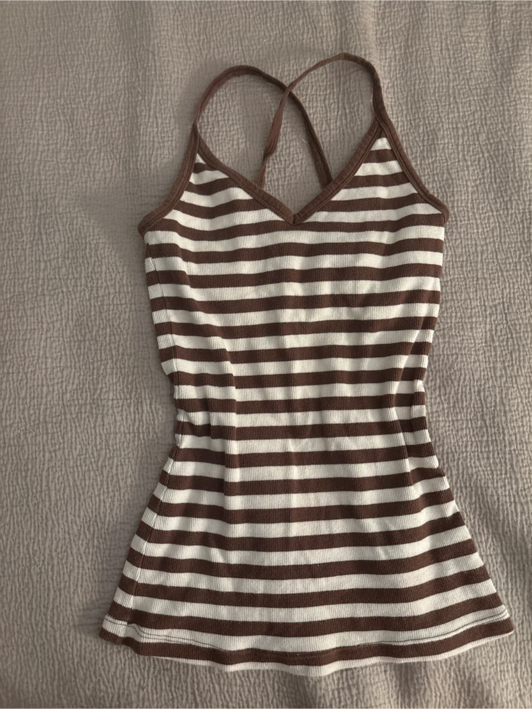 Garage Striped Halter Tank Top