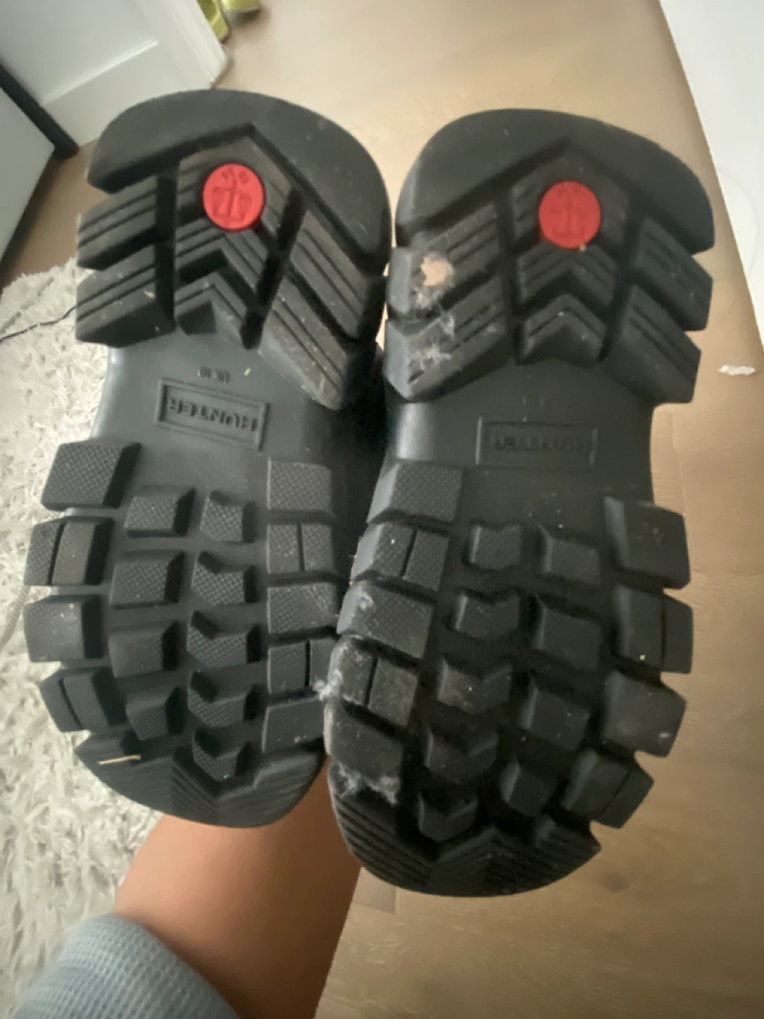 Hunter Black Puffer Winter Boots size 11C - photo 2