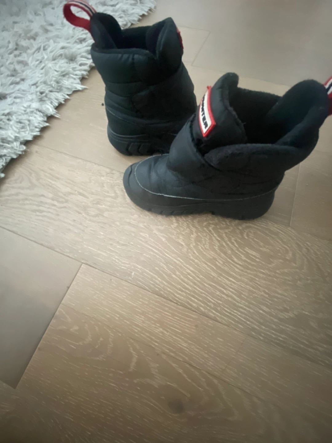 Hunter Black Puffer Winter Boots size 11C - photo 4