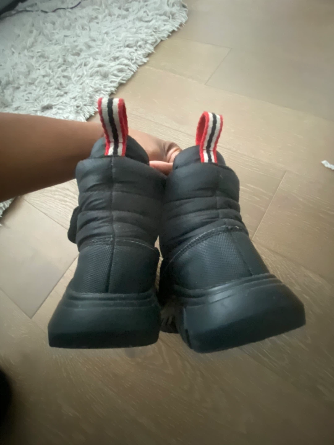 Hunter Black Puffer Winter Boots size 11C - photo 3