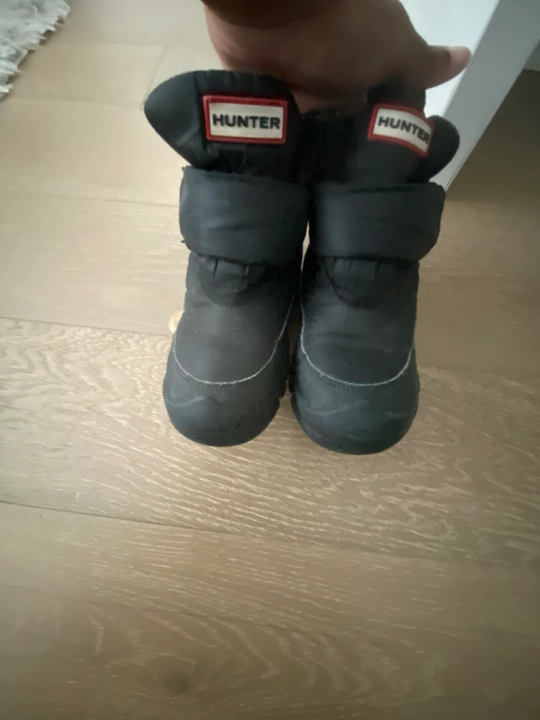 Hunter Black Puffer Winter Boots size 11C