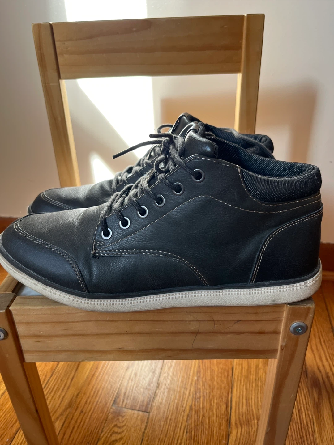 Men's Black High-Top Sneakers - photo 2