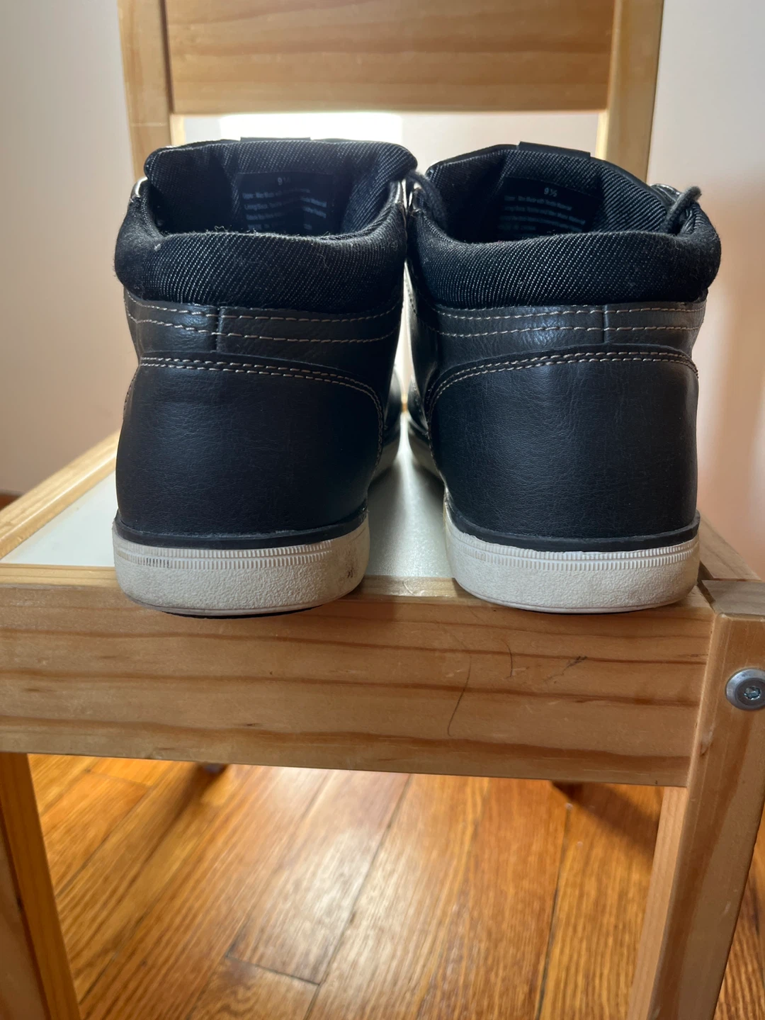 Men's Black High-Top Sneakers - photo 3
