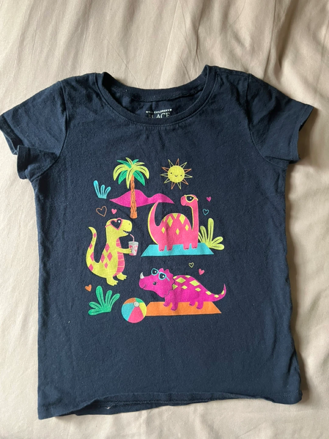 The Children's Place Navy Dinosaur T-Shirt