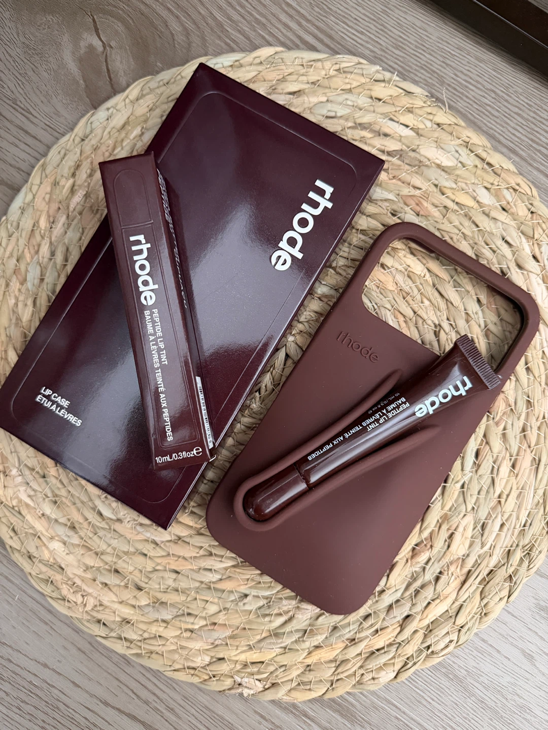 Rhode Peptide Lip Tint & Lip Case Set