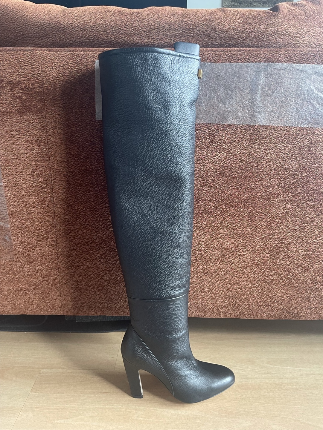 NEW STUART WEITZMAN EDIE Black Leather Boots Sz 7, Retail $898 - photo 3