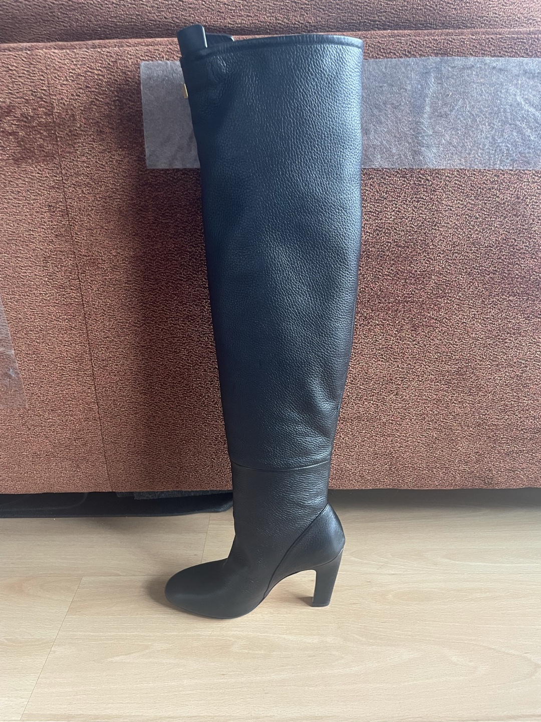 NEW STUART WEITZMAN EDIE Black Leather Boots Sz 7, Retail $898 - photo 5