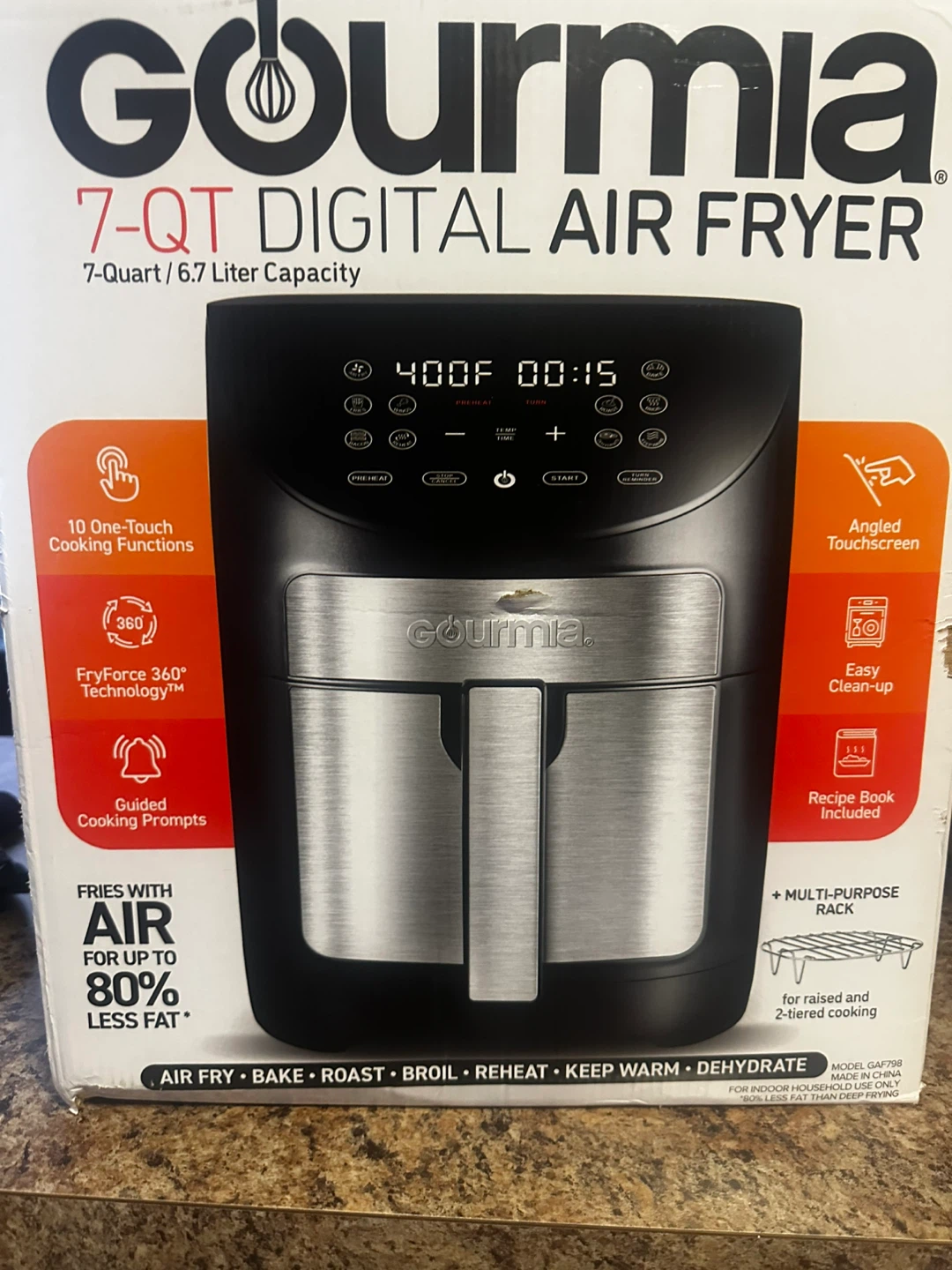Gourmia 7-Quart Digital Air Fryer - photo 3