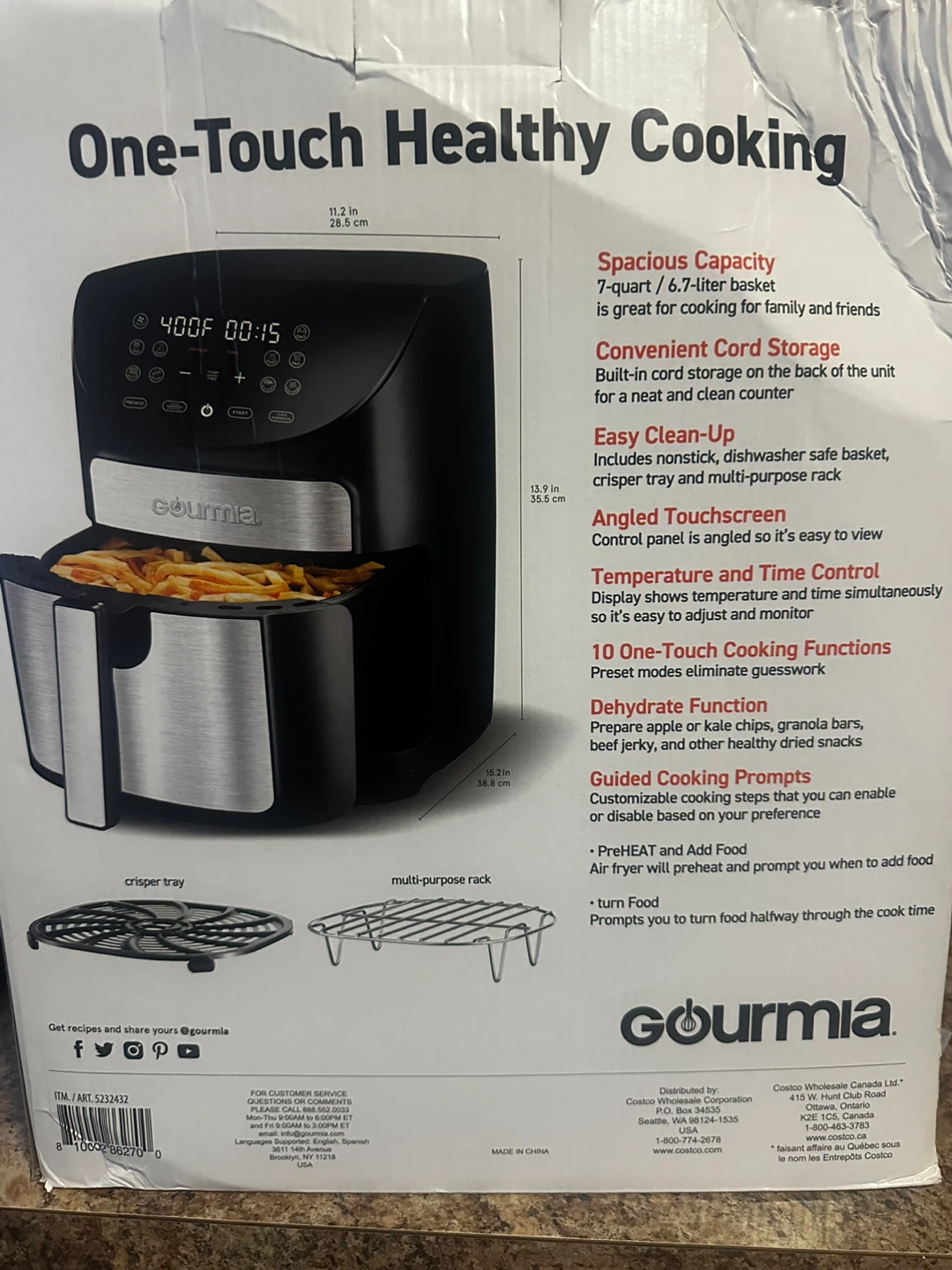 Gourmia 7-Quart Digital Air Fryer - photo 4