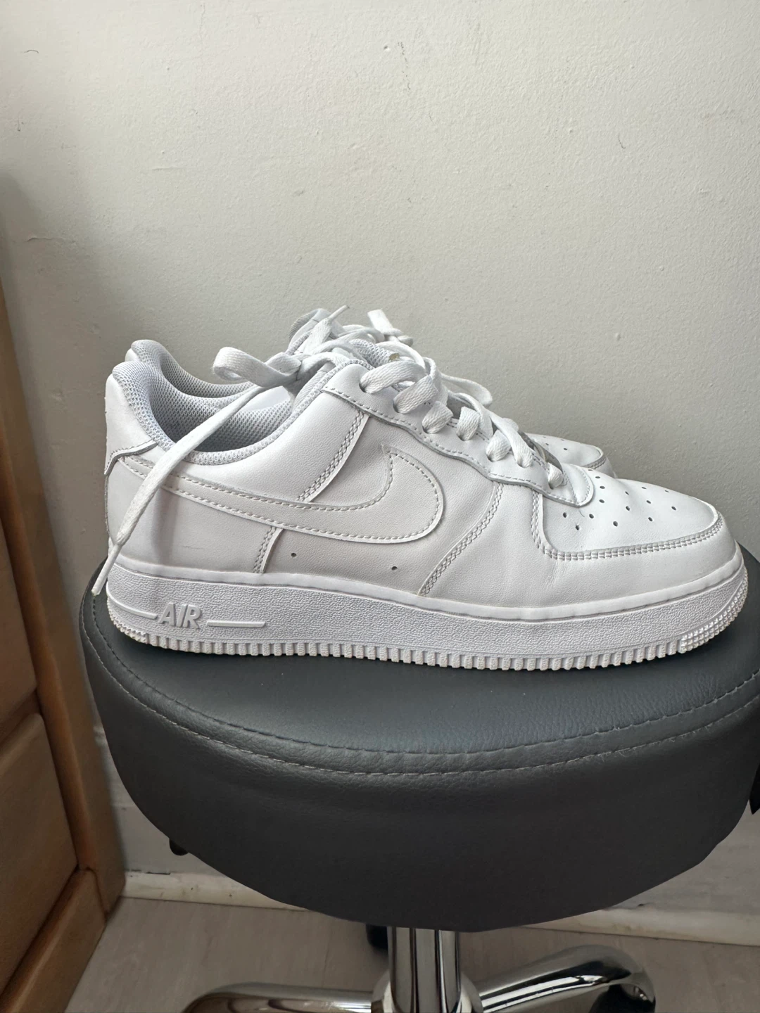 Nike Air Force 1 White Sneakers - photo 2