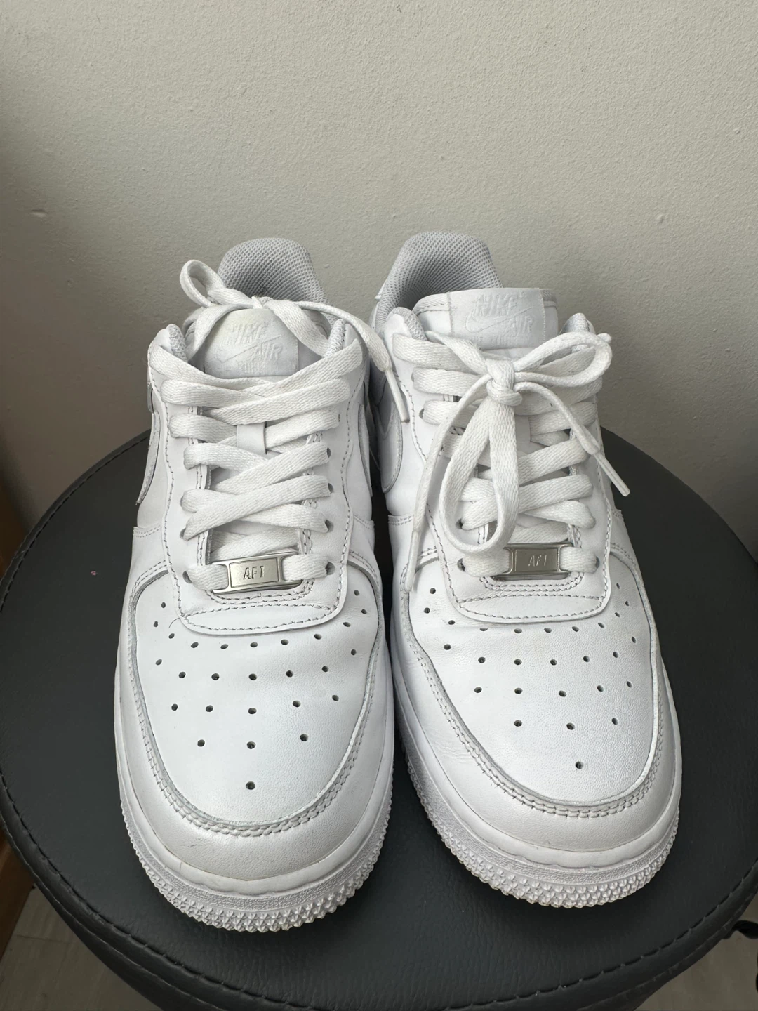 Nike Air Force 1 White Sneakers - photo 3
