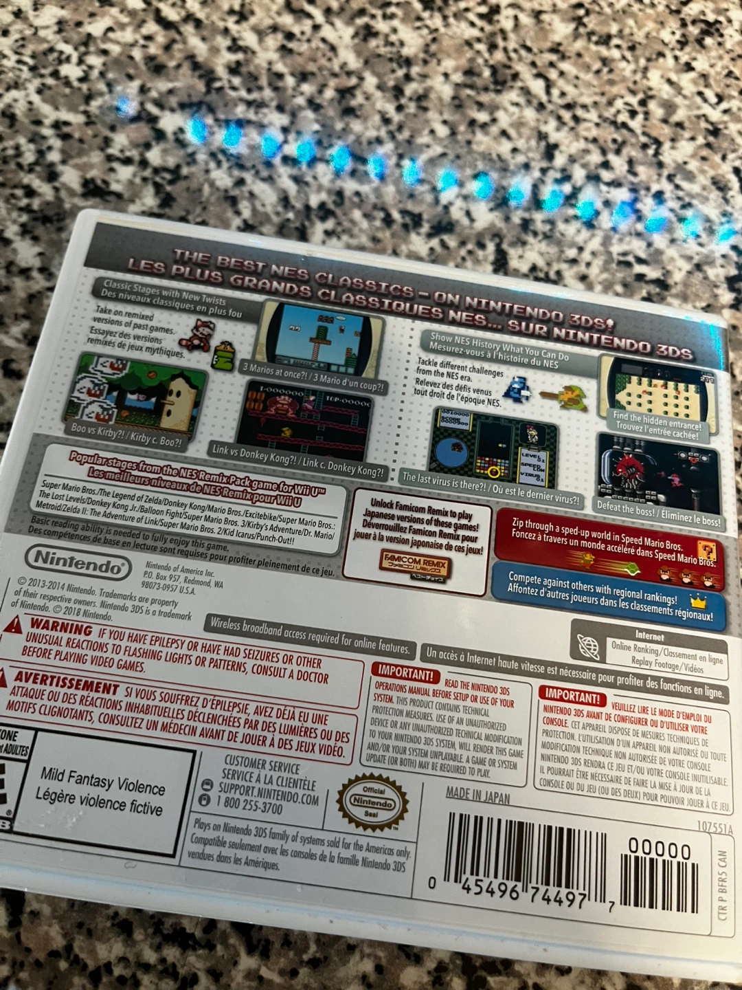 Nintendo 3DS Ultimate NES Remix Game - photo 3