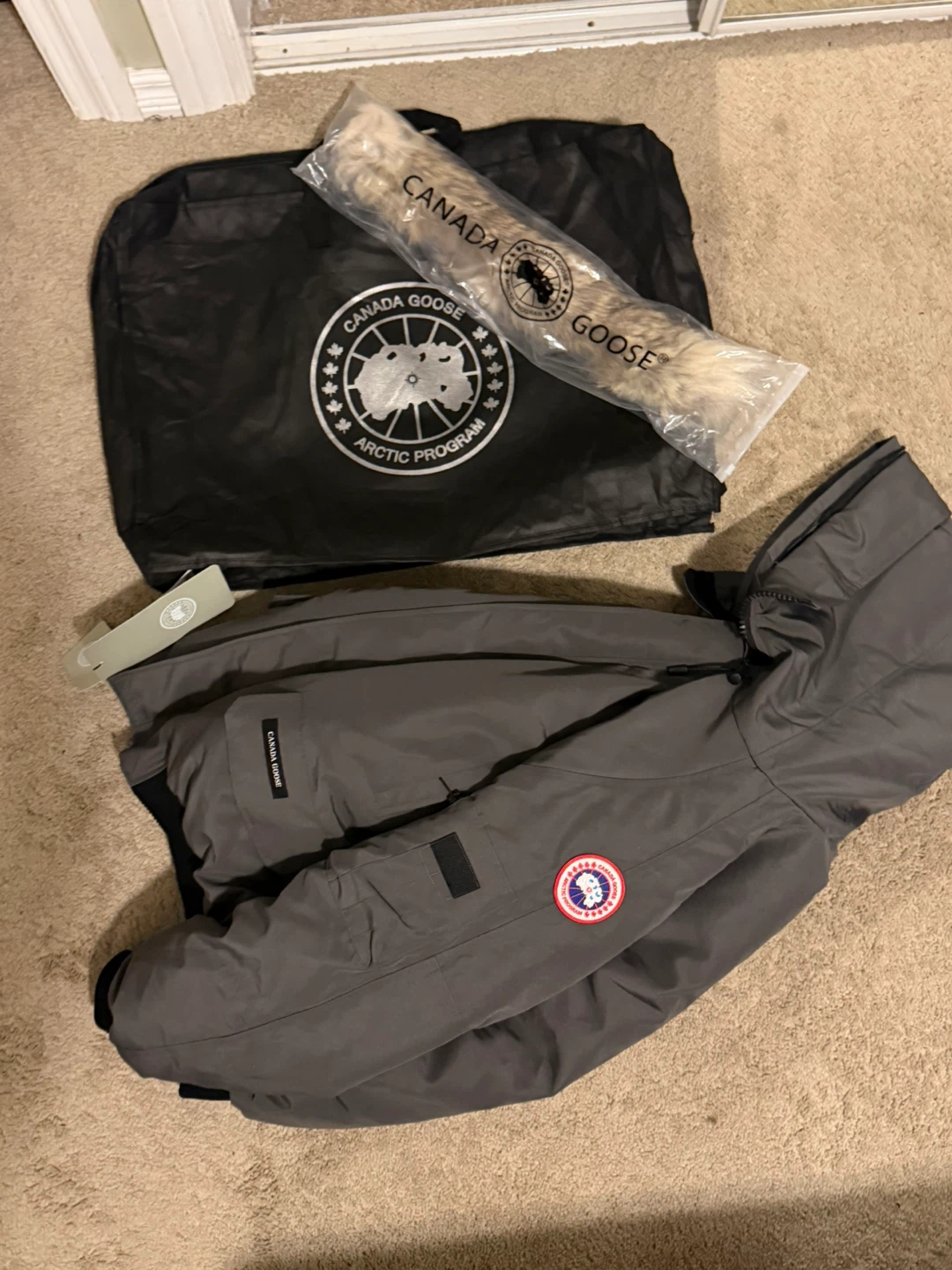 Canada Goose Arctic Program Bomber Jacket - Grey XL - photo 2
