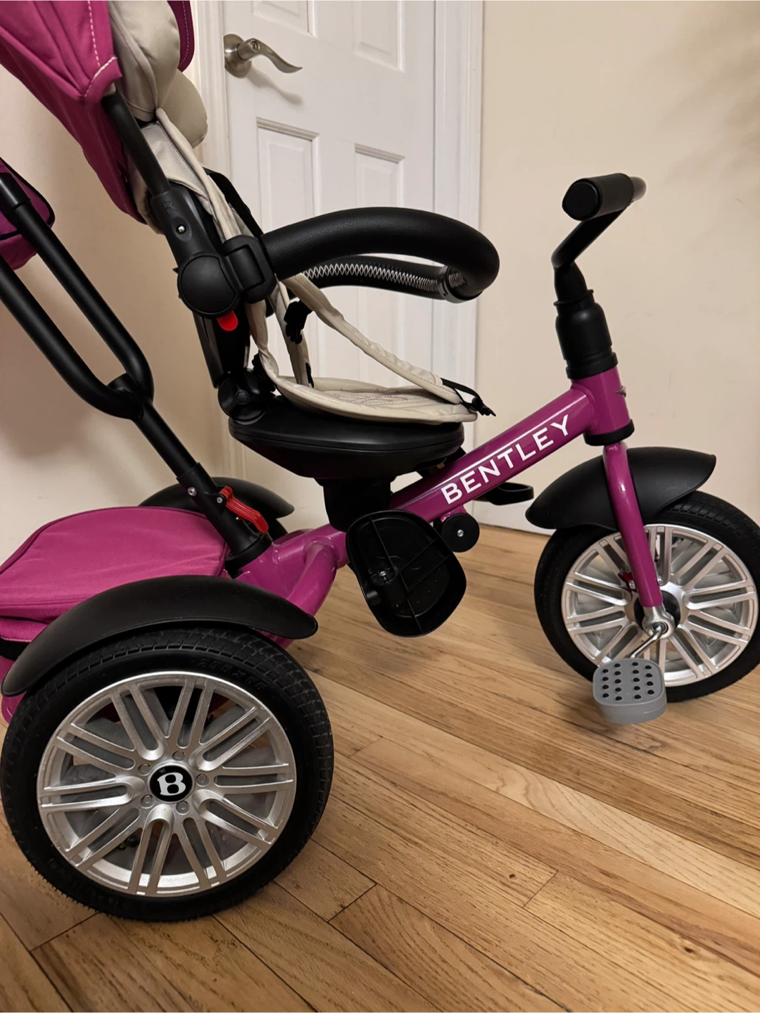 Bentley Fuchsia Pink 6-in-1 Tricycle Stroller