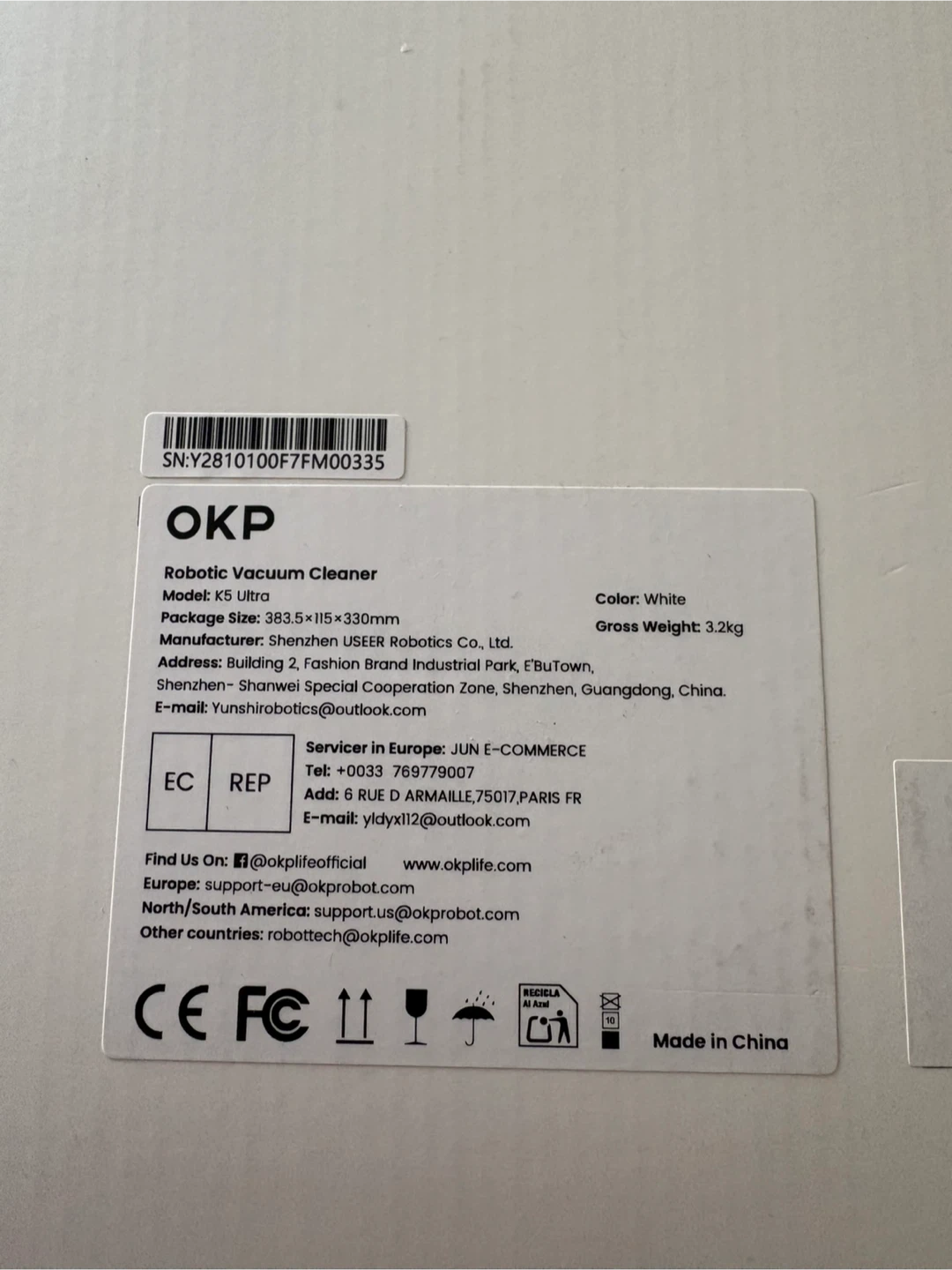 OKP K5 Ultra Robotic Vacuum Cleaner - photo 3
