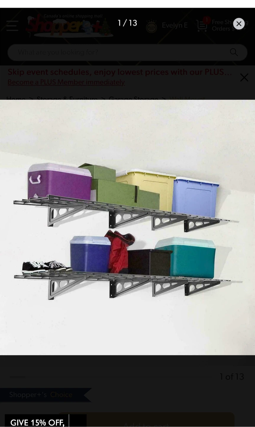 LIVINGbasics Wall Mounted Storage Shelves - photo 3