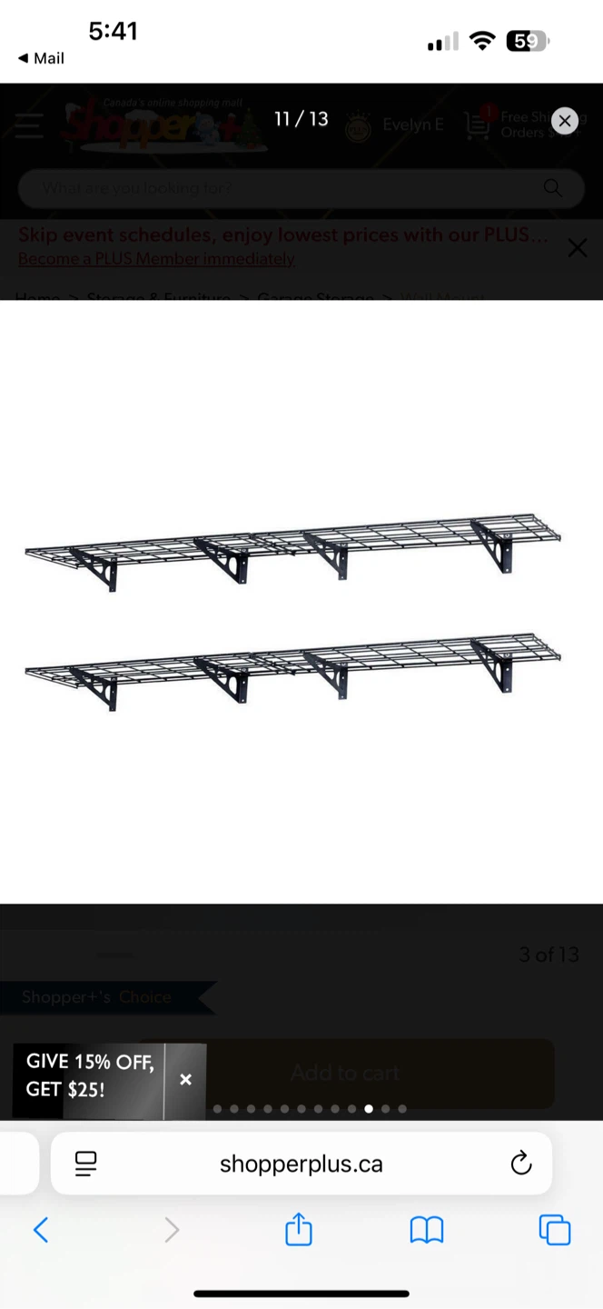 LIVINGbasics Wall Mounted Storage Shelves - photo 2