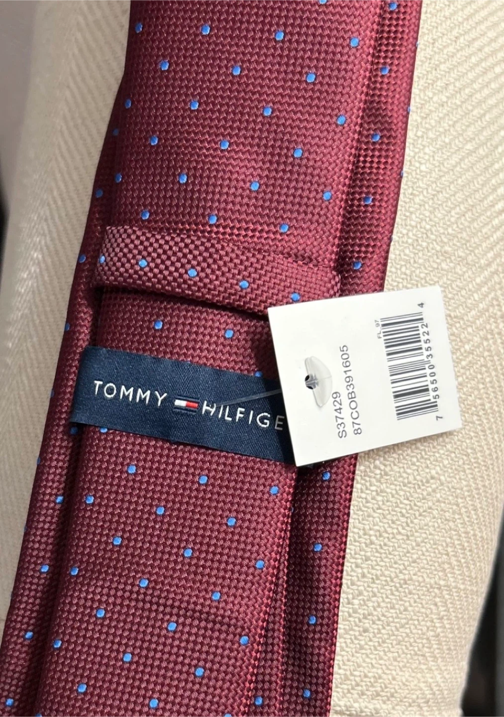 Tommy Hilfiger Burgundy Tie - photo 4