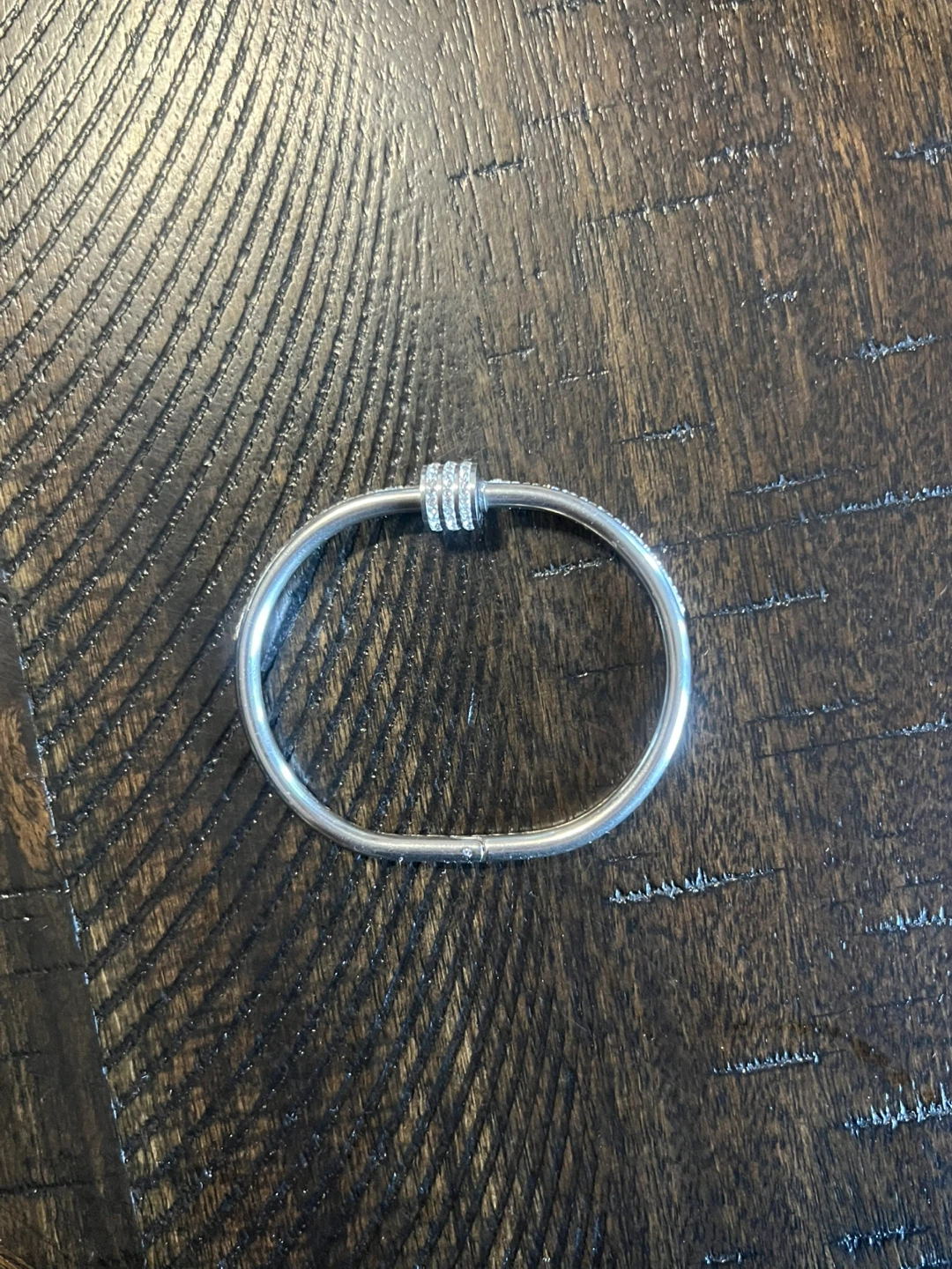 Silver  Bangle Bracelet - photo 2
