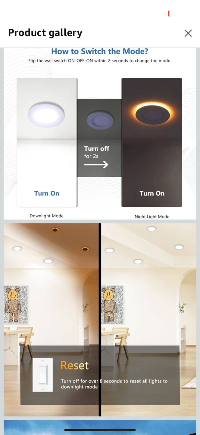 Cyceysun 4-Inch LED Recessed Lights - Pack of 24 - photo 3