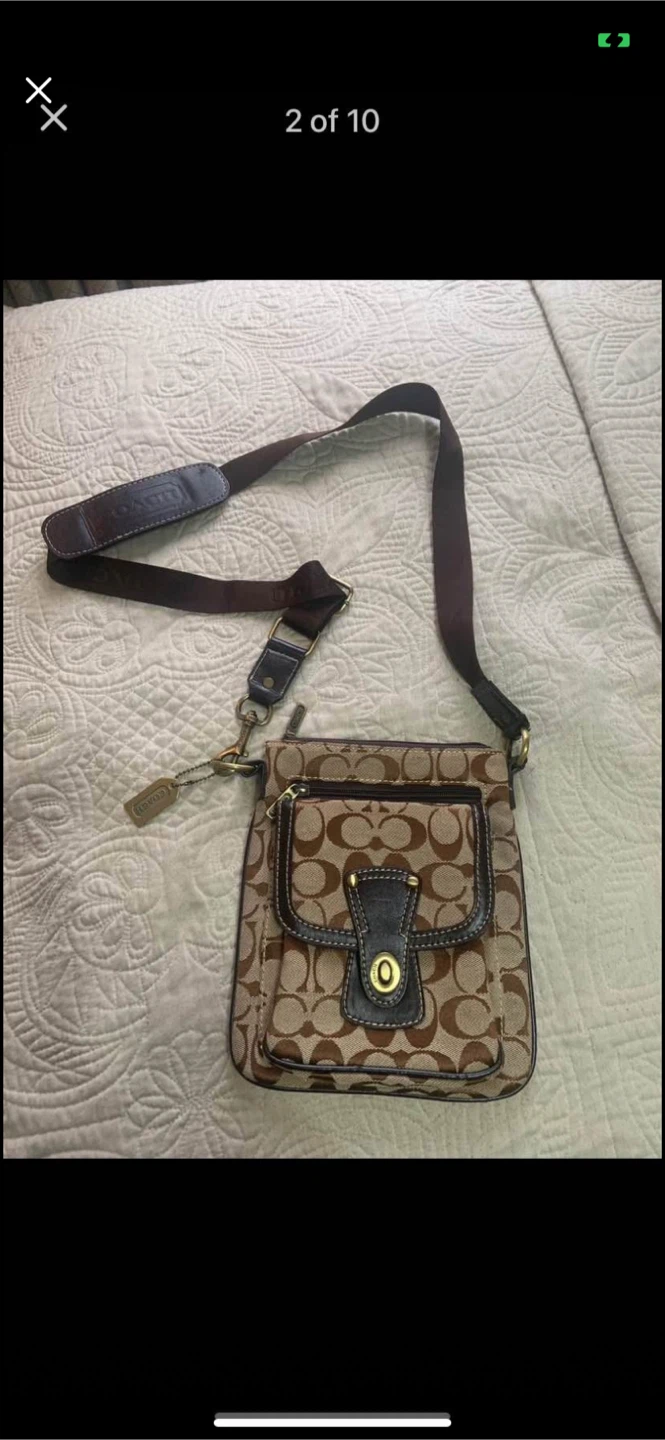 New Coach Signature C Monogram Crossbody Bag - photo 2