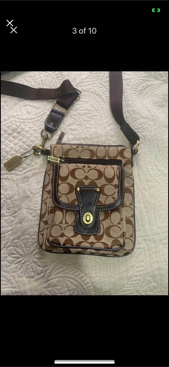 New Coach Signature C Monogram Crossbody Bag - photo 3