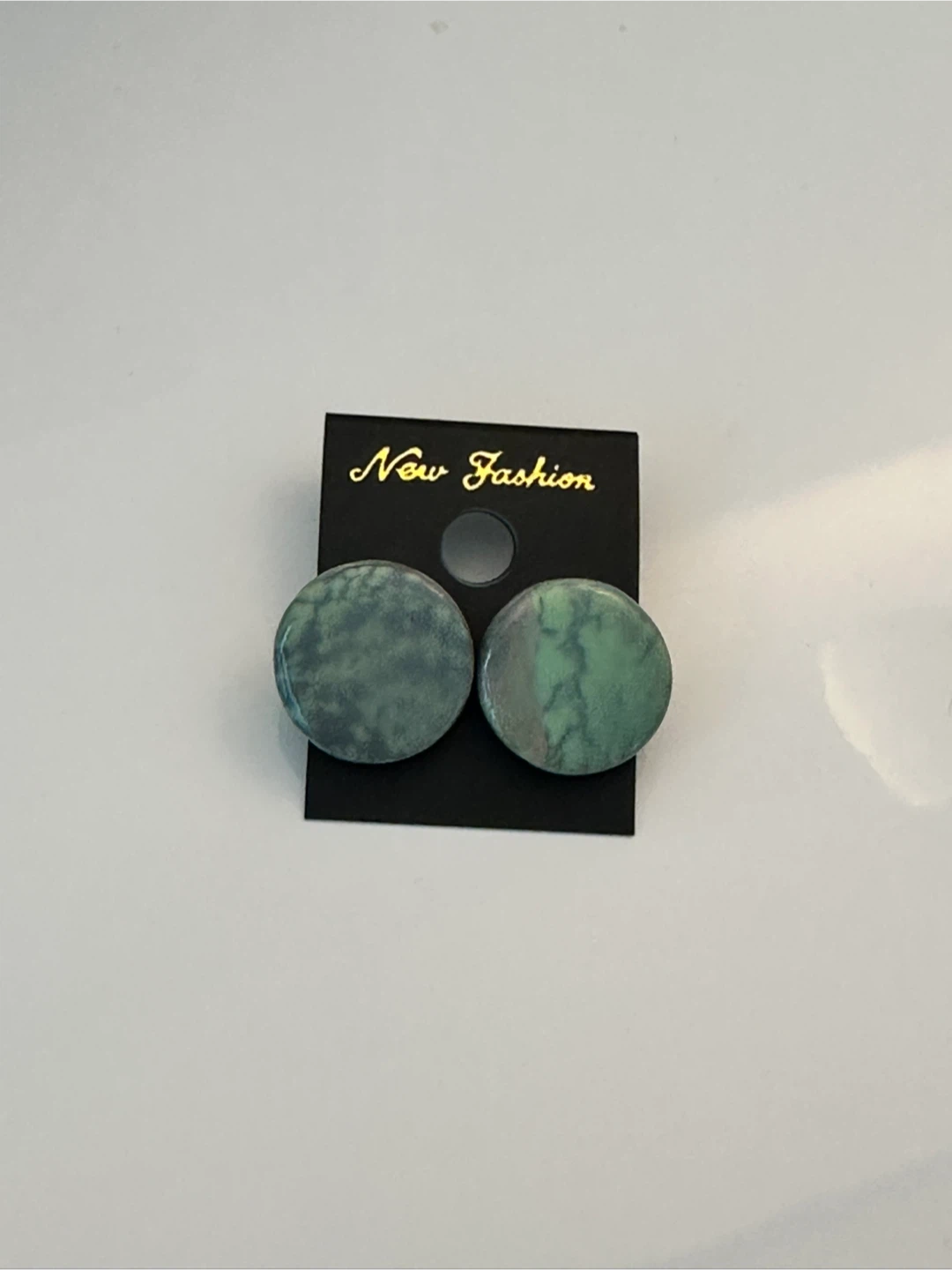 🇰🇷🩵 Ceramic Earrings