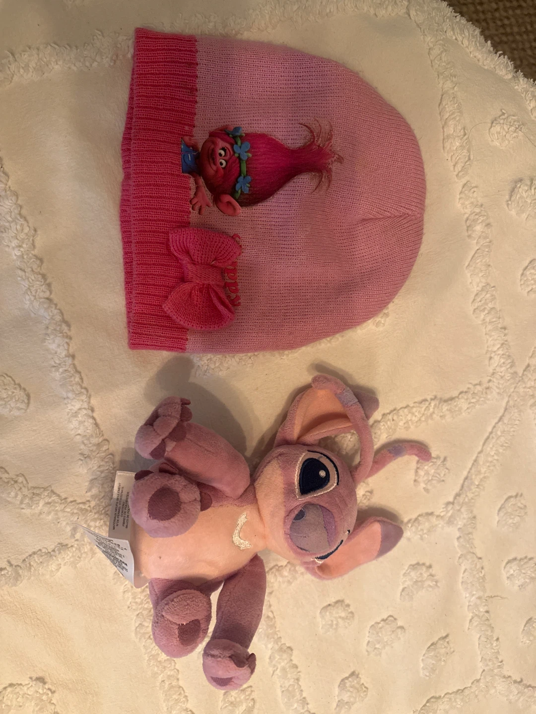 Poppy Trolls Beanie and Pink Plush Toy Set
