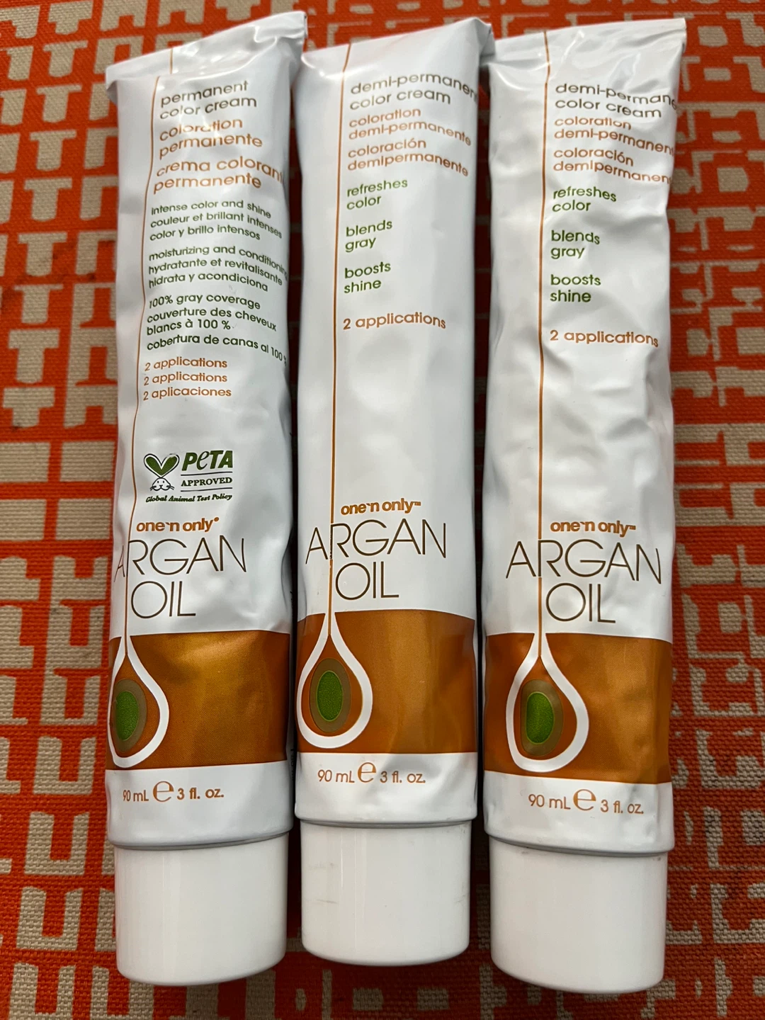 One 'n Only Argan Oil Permanent Color Cream (3 Pack)