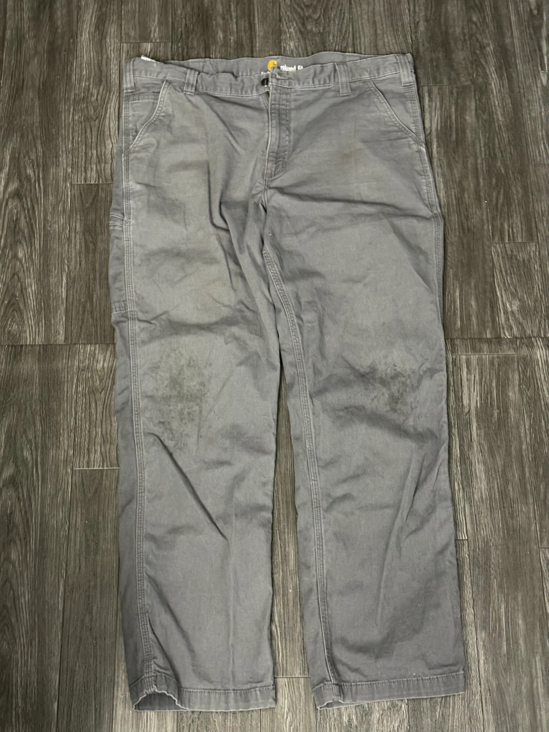 Carhartt Relaxed Fit Work Pants - Grey 38x32 - photo 2