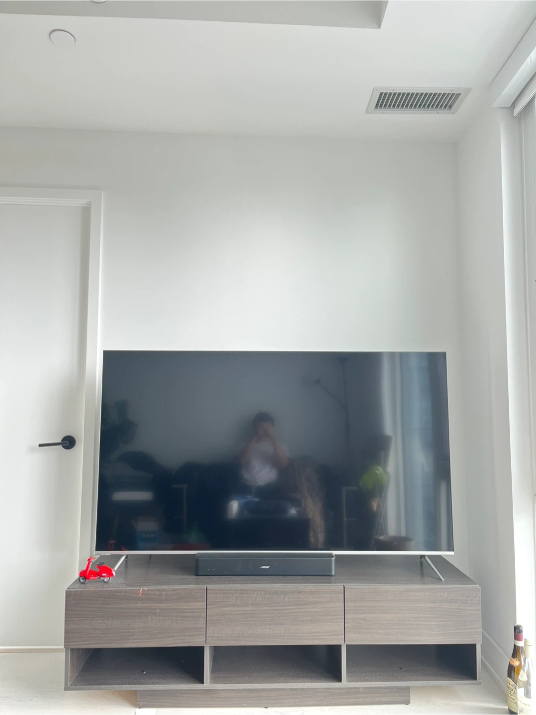 Dark Wood TV Stand - photo 2
