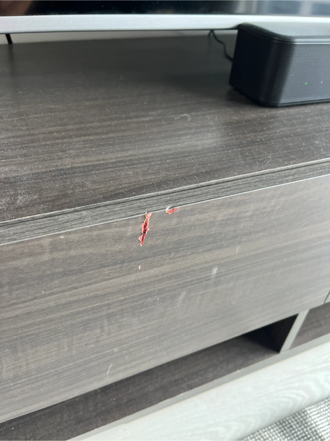 Dark Wood TV Stand - photo 3