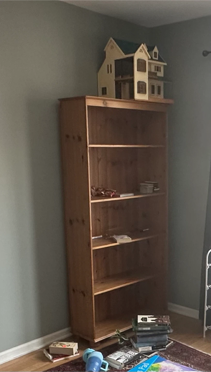 FREE Pine Wood Bookshelf