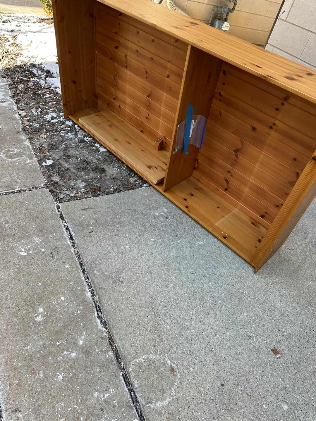 FREE Pine Wood Bookshelf - photo 2