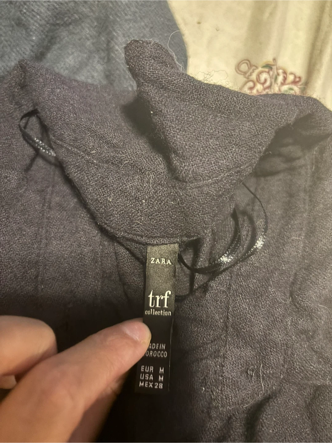 ZARA TRF Collection Women's Button-Up Shirt - Grey - Size M - photo 2