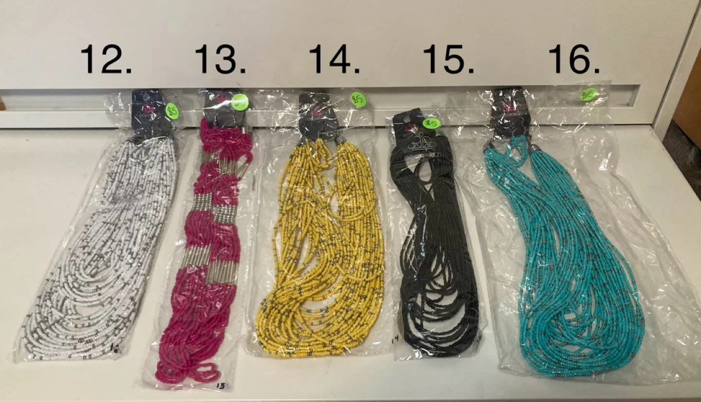 Paparazzi Multi-Strand Beaded Necklaces and Earrings